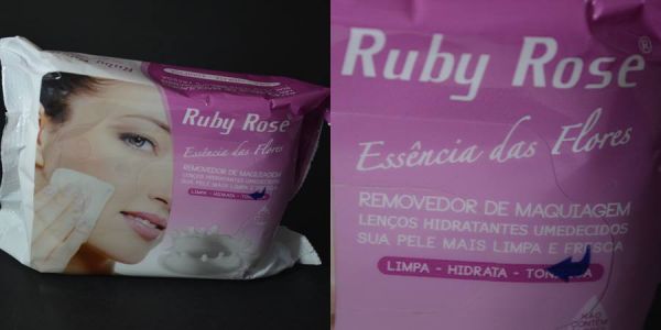 Lenços removedor de maquiagem
